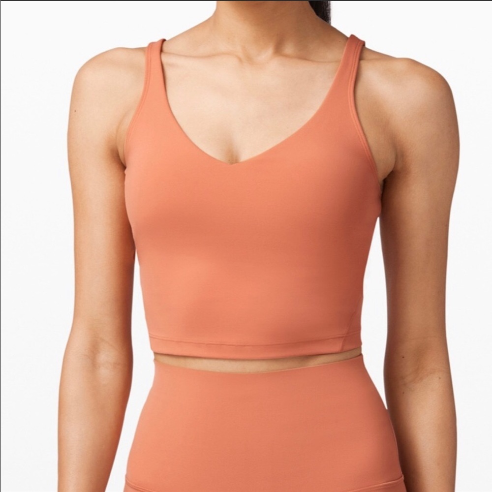 NWT Lululemon Align Tank rustic coral size 8